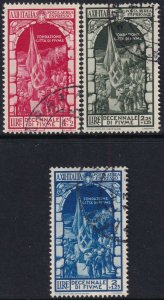 Sc# CE5 / CE7 1934 Italy Annexation of Fiume type complete used set CV $77.00