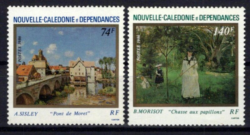 New Caledonia 551-552 MNH Paintings Bridges Women ZAYIX 0524S0386