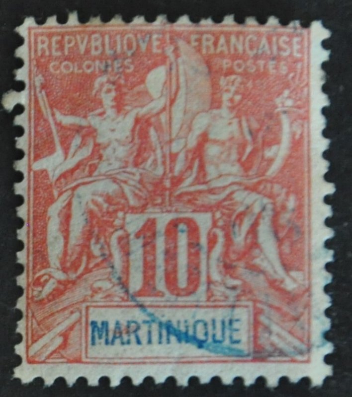 DYNAMITE Stamps: Martinique Scott #39 – USED