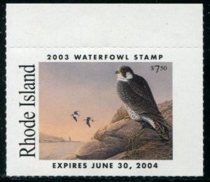 RI-15 US $7.50 Rhode Island Waterfowl Stamp, MNH