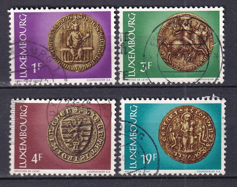 1974- LUXEMBOURG - Sc# 542-545 - Used