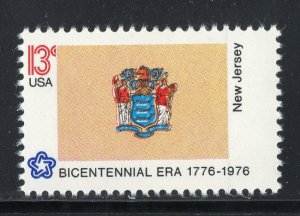 1635 * NEW JERSEY STATE FLAG  *  U.S. Postage Stamp MNH