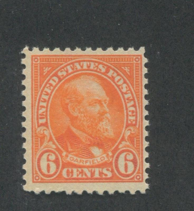 1922 US 6 Cent Postage Stamp #558 Mint Never Hinged F/VF Original Gum