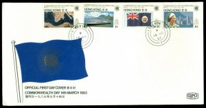 Hong Kong 1983 Commonwealth Day FDC