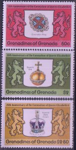 Grenada - Grenadines    #270-272   MNH