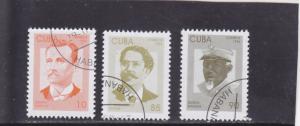 Cuba  Scott#  3755-7  CTO