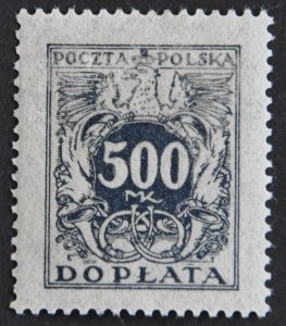 DYNAMITE Stamps: Poland Scott #J54 – MINT