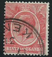 Kenya & Uganda SG 82 Used