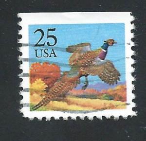 SC# 2283 - (25c) - Pheasant, bklt - Used