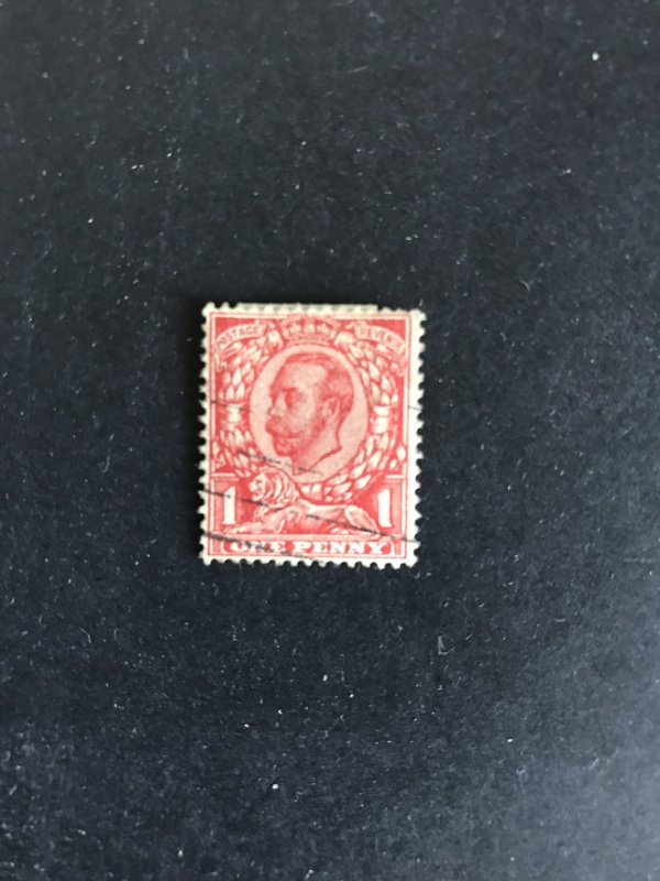 GB KGV 1912 No Cross On Crown Stamp SG345a Used.