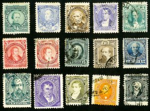 Argentina Stamps # 57-67 Used Scott Value $72.00