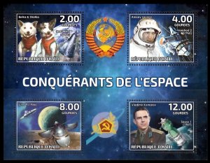 HAITI SPACE RUSSIA BELKA STRELKA LEONOV LUNA SPUTNIK ESPACE RAUMFAHRT