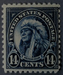 United States #565 14 Cent American Indian MNH