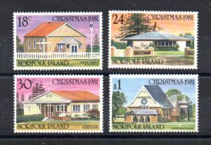 NORFOLK ISLAND - 1981 - CHRISTMAS - CHURCHES -