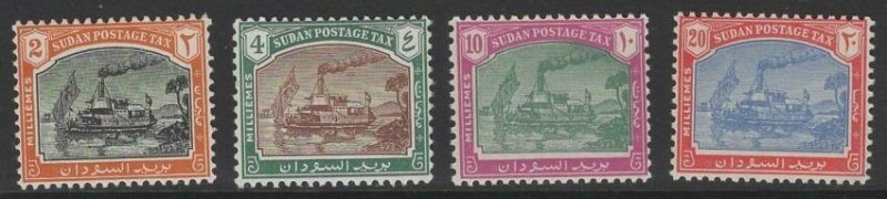 SUDAN SGD12/5 1948 POSTAGE DUE SET MNH