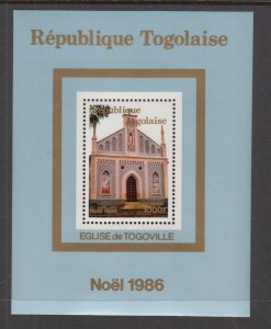 Togo 1414 Christmas Souvenir Sheet MNH VF