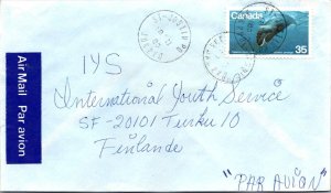 Canada 1980 Int'l Youth Service - Airmail - St Justin - A02319
