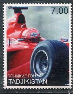 Tajikistan 2000 FORMULA 1 SCHUMACHER 1 value Perforated Mint (NH)