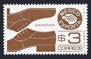 Mexico 1118 perf 14,MNH.Michel 1783A. Mexico Exports,1981.Men's shoes.