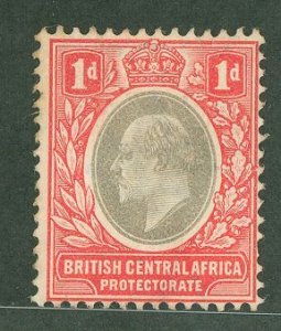 British Central Africa #60 Unused Single (King)