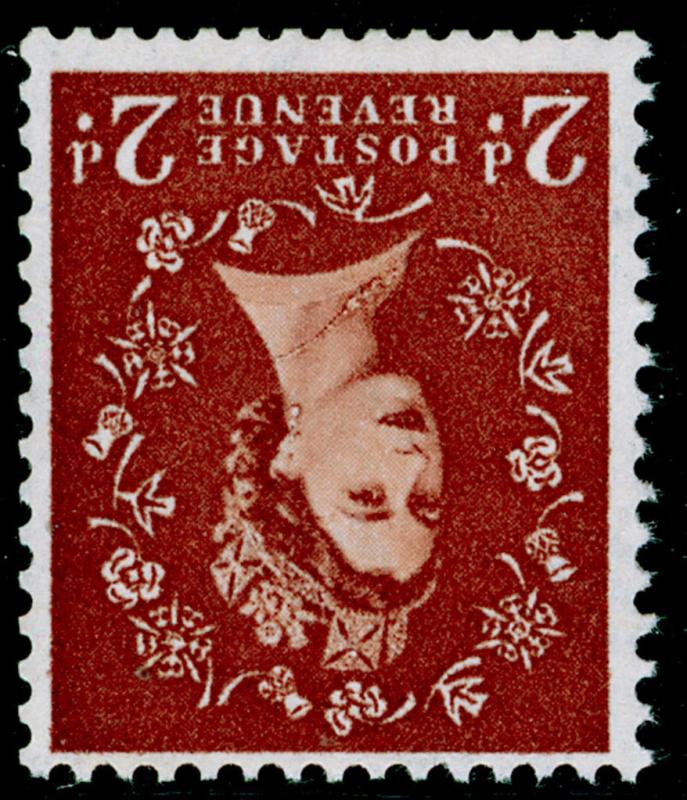 SG573Wi, 2d light red-brown, NH MINT. Cat £140. WMK MULTIPLE. WMK INV