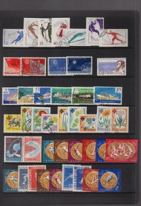 Romania 1960-69 Used Collection 468 Stamps & 9 Souvenir Sheets Many Sets,Imperfs