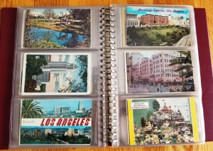 180 Vintage Post Cards in Post Card Binder(HP09)