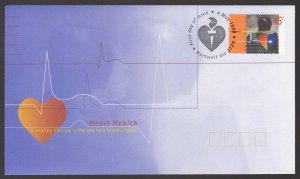 AUSTRALIA - SC#1661 Heart Health (1998) FDC