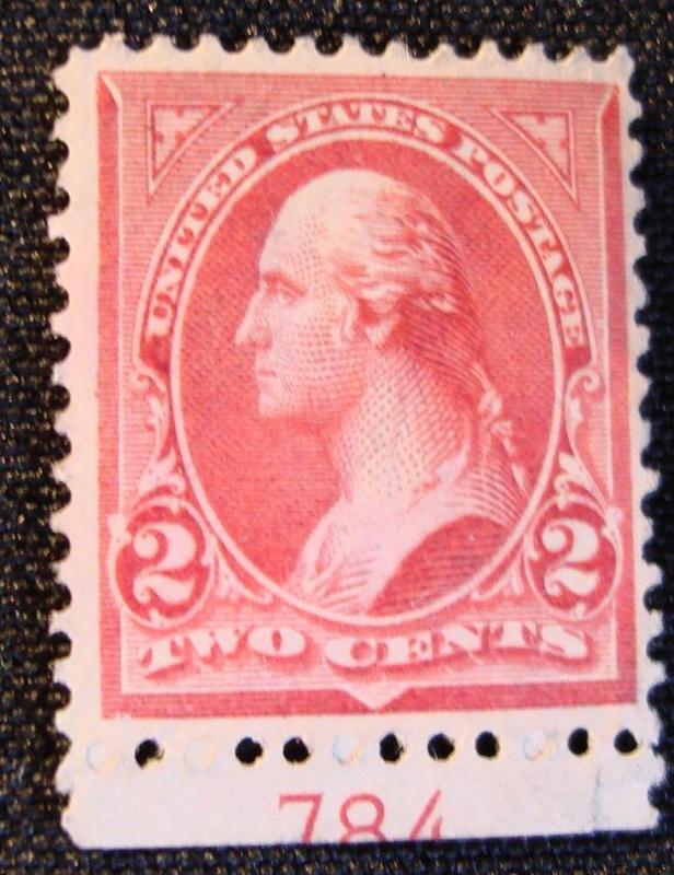 US #252 MNG w/partial plate # SCV $130.00? L1
