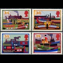 G.B. 1993 - Scott# 1506-9 British Canals Set of 4 NH