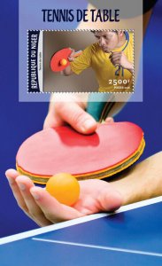 Sports Table Tennis Stamps Niger 2016 MNH 1v S/S