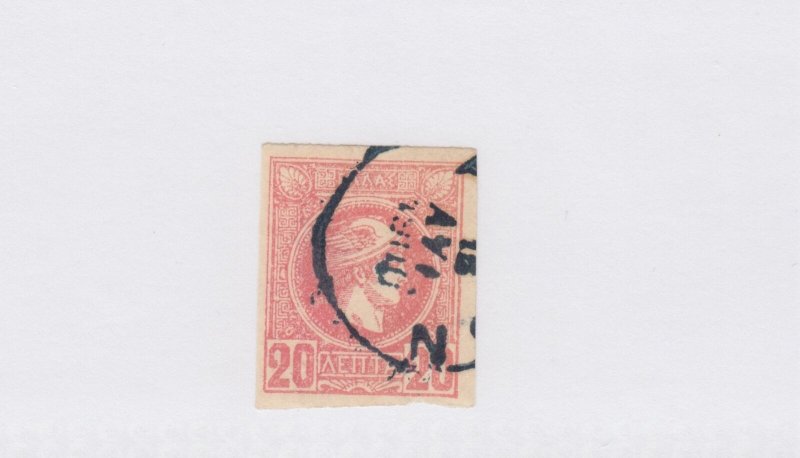 #94a imperf nice cancel used CAT $40 - GREECE