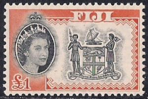 Fiji #175 L1 Arms of Fiji, mint OG NH VF