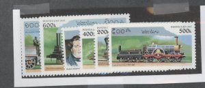 Laos #1305-1310  Single (Complete Set) (Train)
