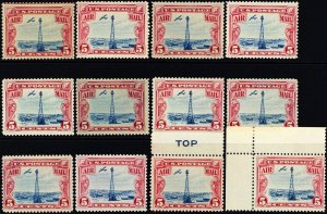 C11, Mint NH - WHOLESALE Lot Of Twelve Airmail Stamps CV $120 - Stuart Katz