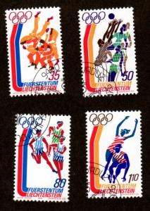 Liechtenstein # 591-594 Used!