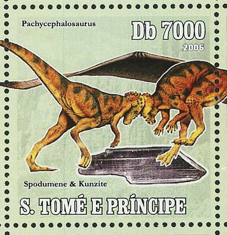 Dinosaur Stamp Prehistoric Animals Pachycephalosaurus S/S MNH #2769-2772