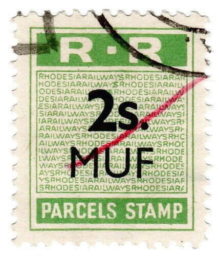 (I.B) Rhodesia Railways : Parcels Stamp 2/-