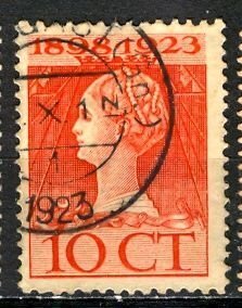 Netherlands; 1923: Sc. # 127: O/Used Single Stamp