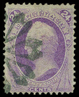 U.S. BANKNOTE CANCELS 153  Used (ID # 63871)