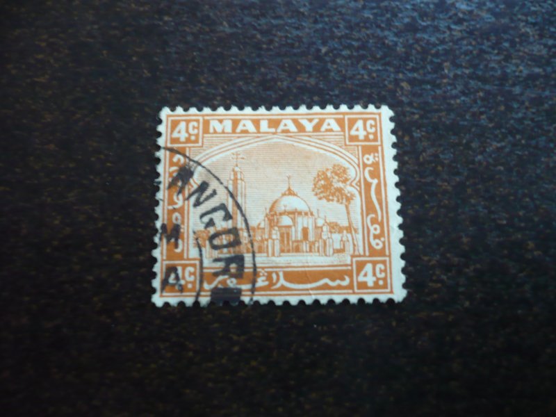 Stamps - Malaya Selangor - Scott# 47 - Used Part Set of 1 Stamp