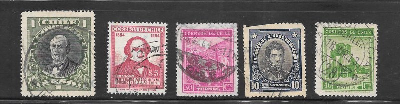 Chile #Z14 Mixture 10 Cent Lot