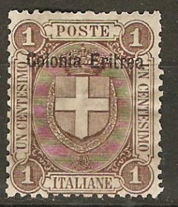 Eritrea 12 MLH F/VF 1899 SCV $22.50