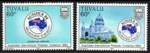 Tuvalu Sc #257-258 Mint Hinged