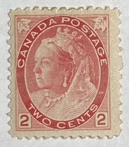 CANADA 1899 #77 Queen Victoria 'Numeral' Issue - MH