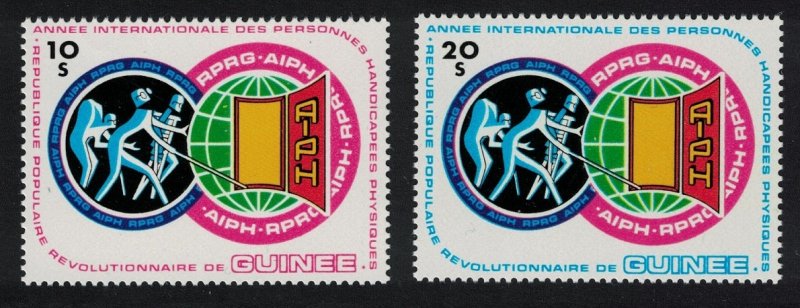 Guinea Intl Year of Disabled Persons 2v 1983 MNH SG#1096-1097