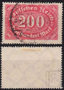 GERMANY REICH [1922] MiNr 0248 b ( O/used ) [02] geprüft / examined