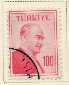 Turkey 1957 Early Issue Fine Used 100K. 091598