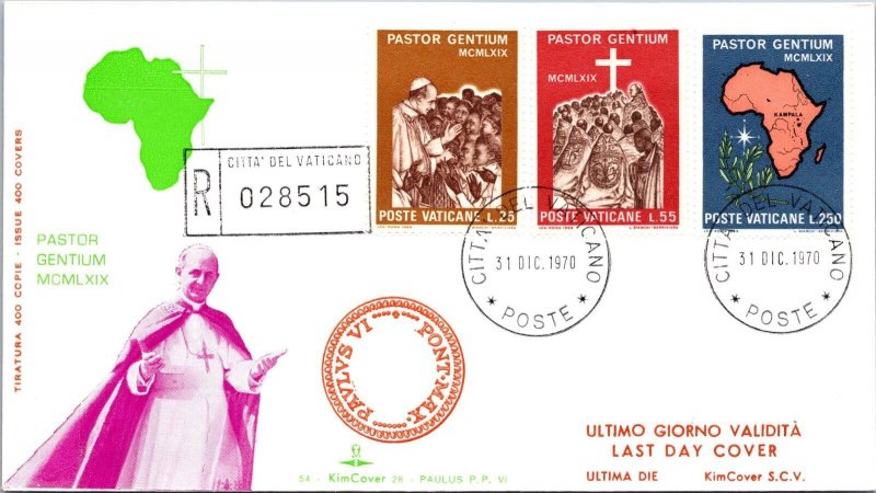 Vatican FDC 1970 - Pastor Gentium - Kim Covers - F30929