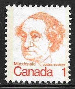 Canada 586: 1c John Alexander Macdonald, used, F-VF